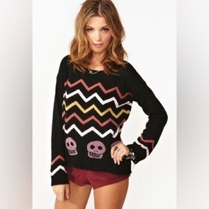 Mad Love Esqueleto Skull Sweater goth, dolls kill, nasty gal, Halloween.